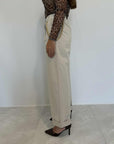 SusyMix - Pantalone con catena panna