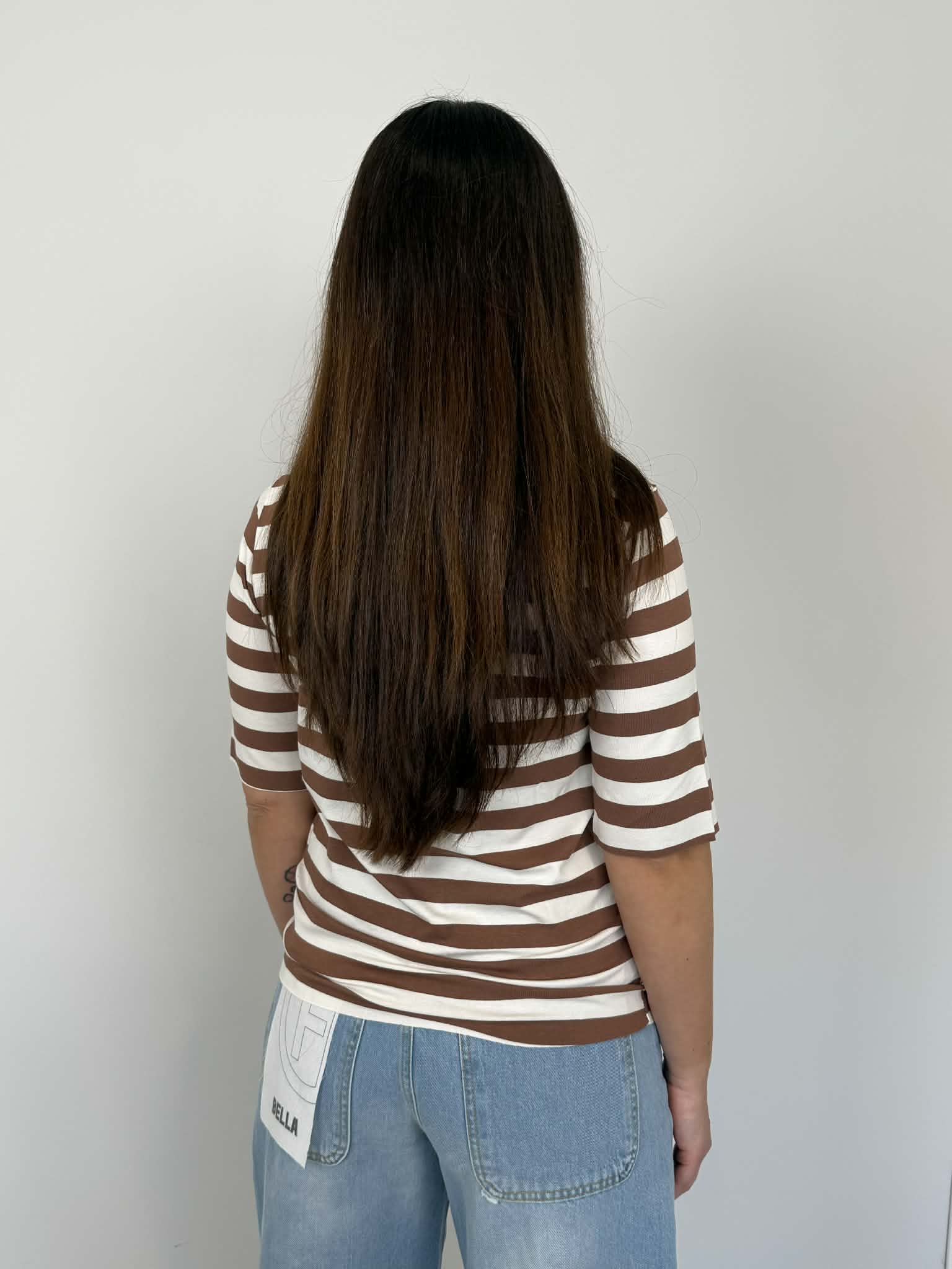 SusyMix - Maglia al gomito righe moro