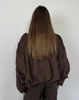 SusyMix - Giubbino over in suede moro