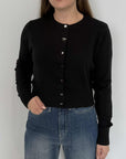 SusyMix - Cardigan con bottoni diversi nero