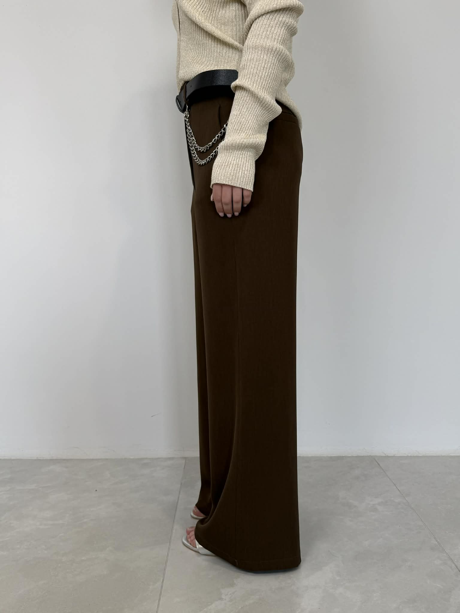 Haveone - Pantalone fluido con catena
