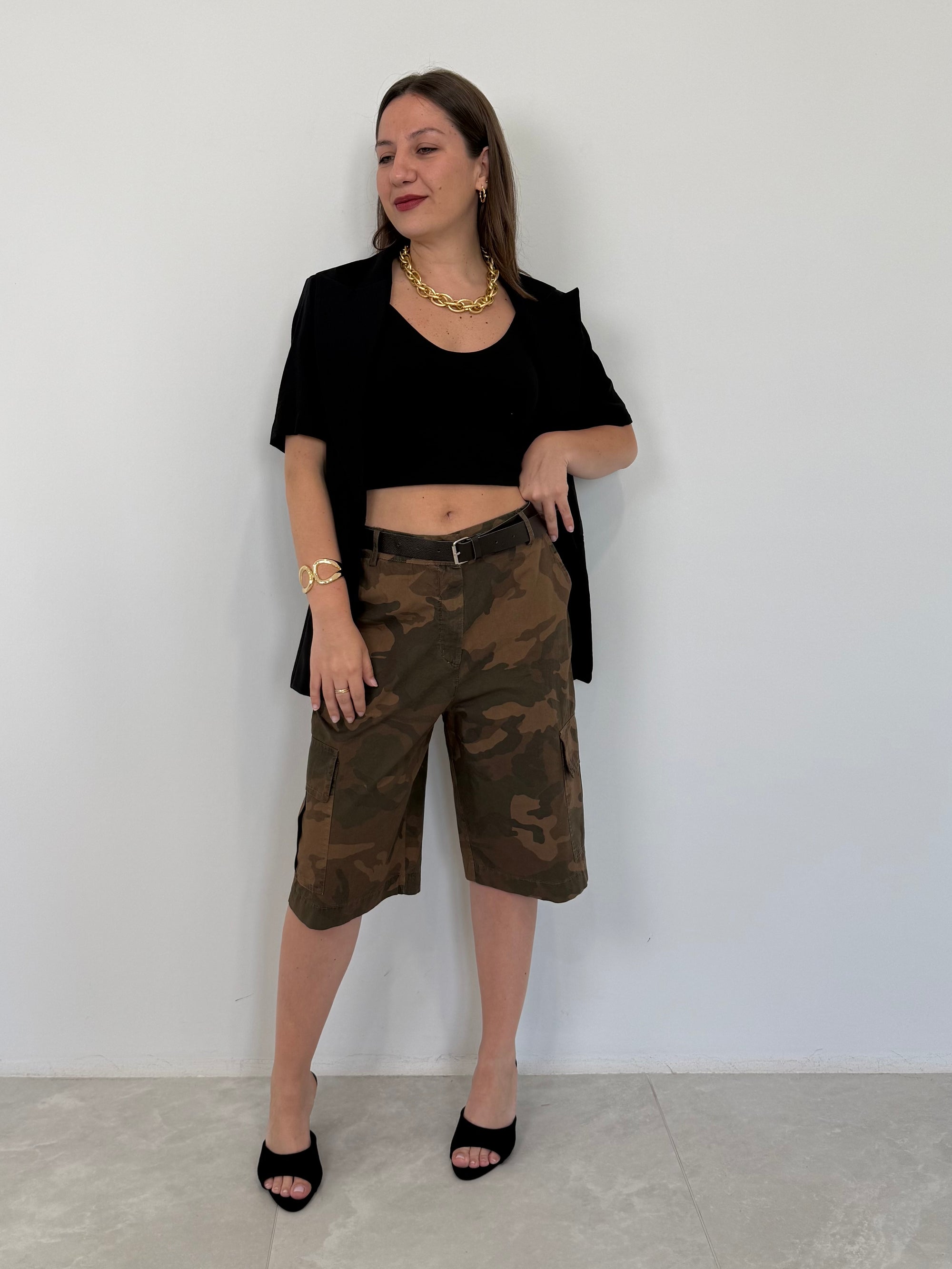 SusyMix - Bermuda cargo camouflage