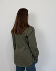 Tensione In - Camicia verde con cravatta
