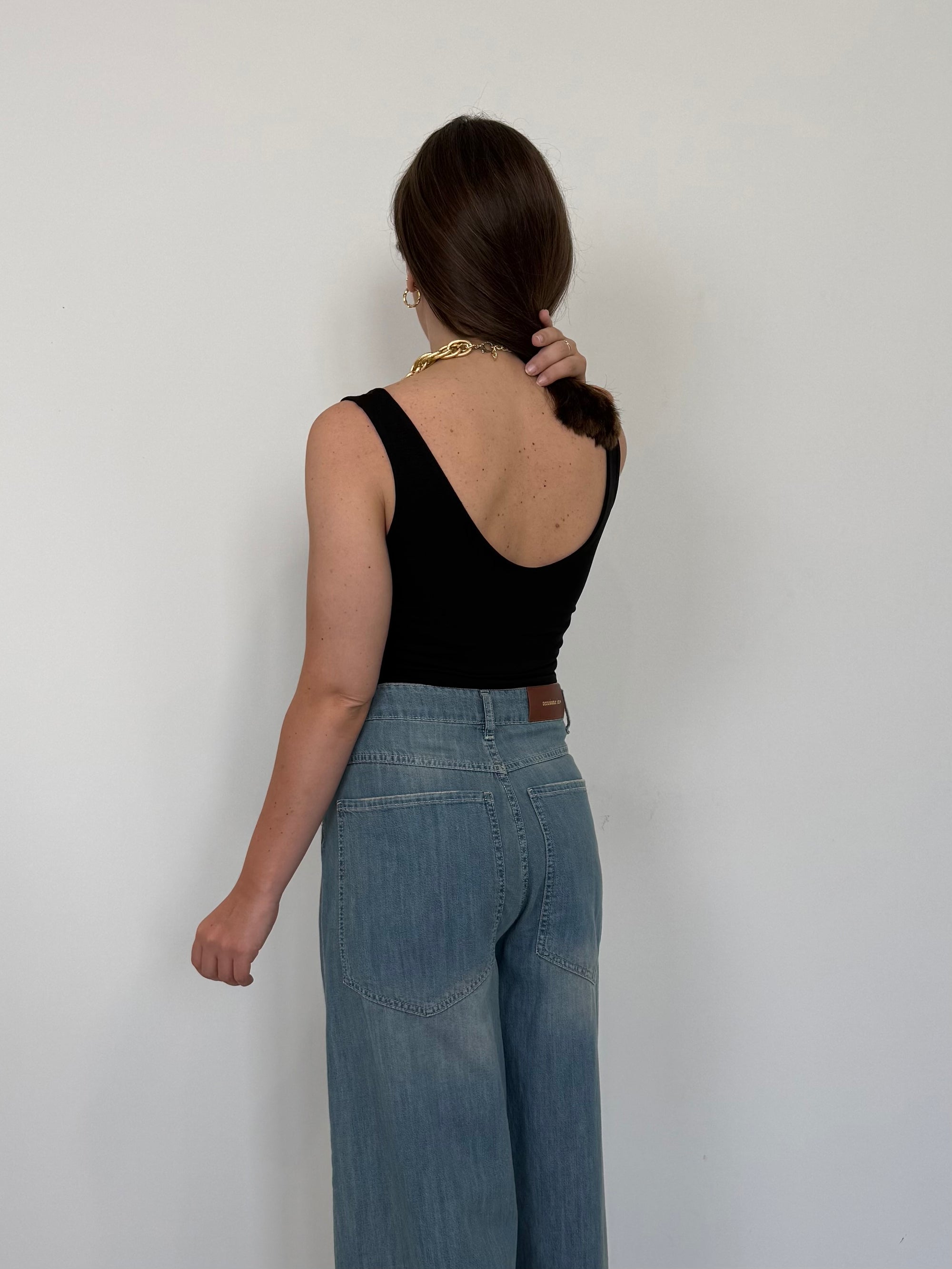 SusyMix - Canotta crop nera