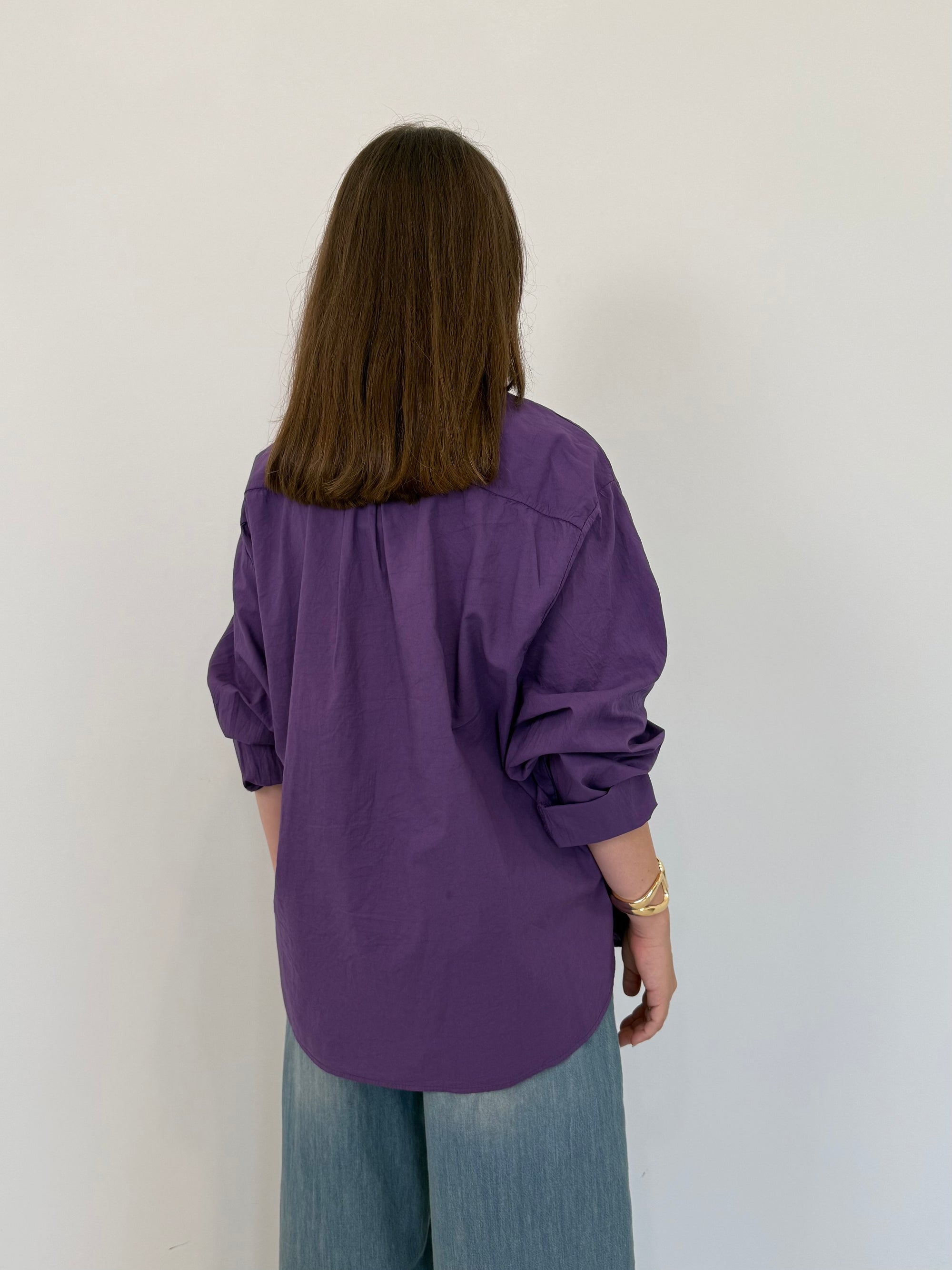 Haveone - Camicia doppia tasca viola