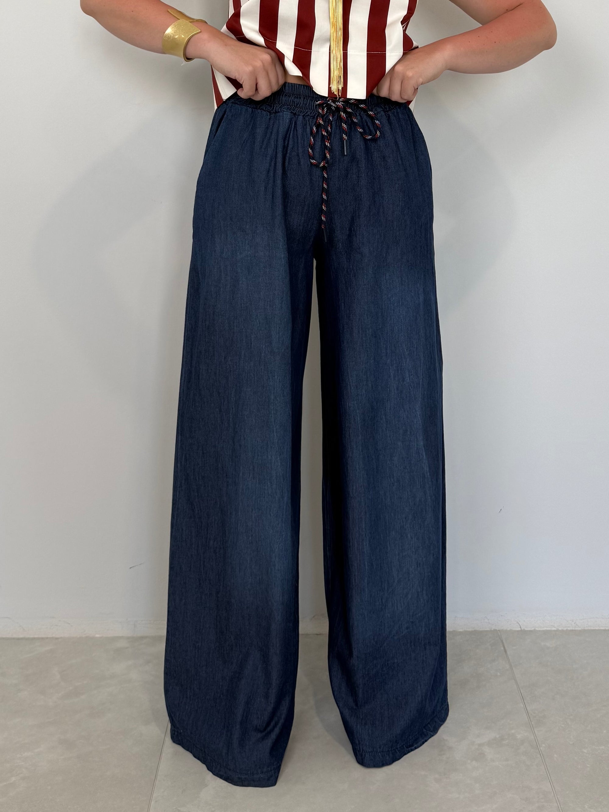 SusyMix - Pantalone in chambray