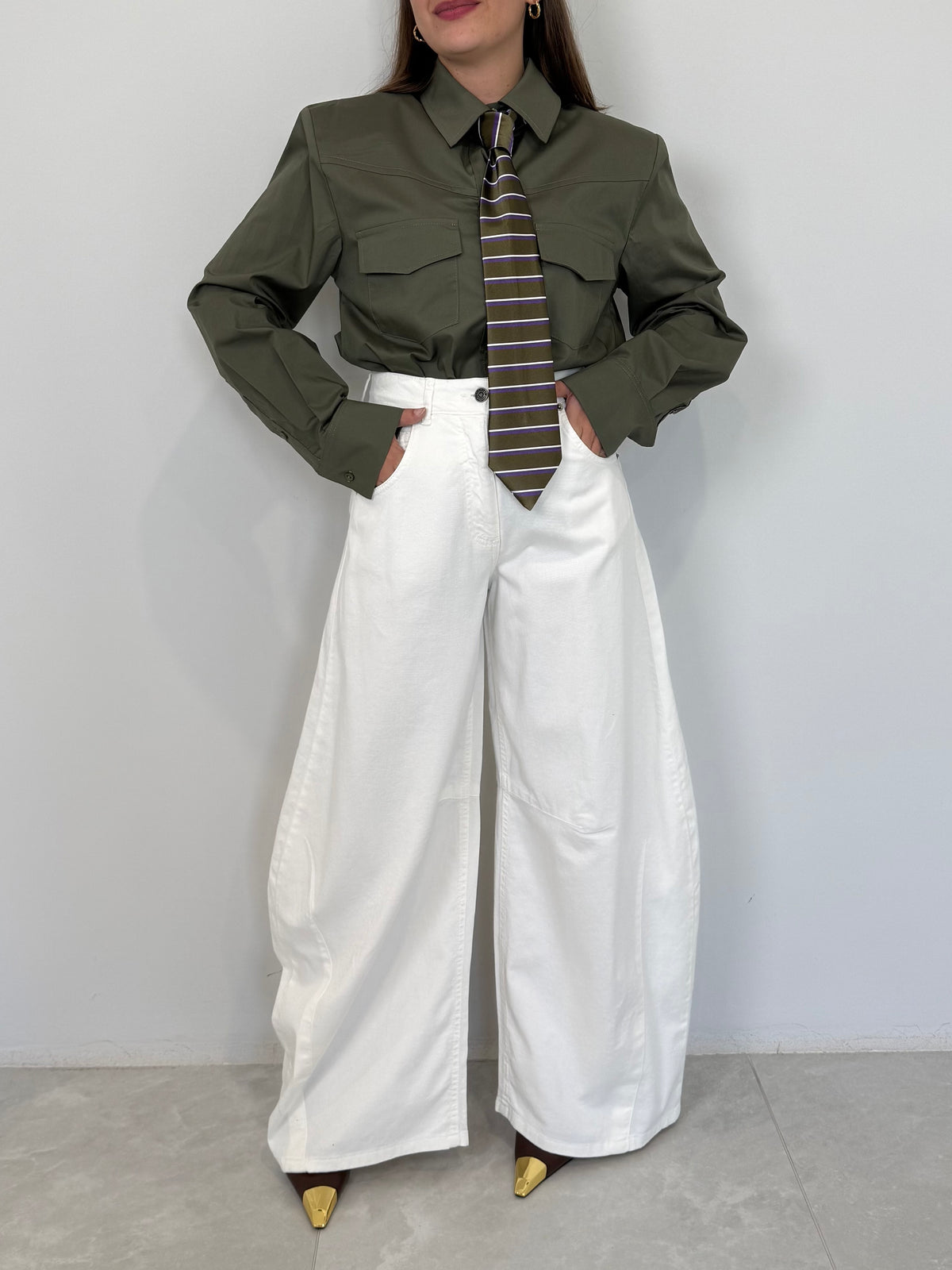 Tensione In - Jeans Louvre Bianco