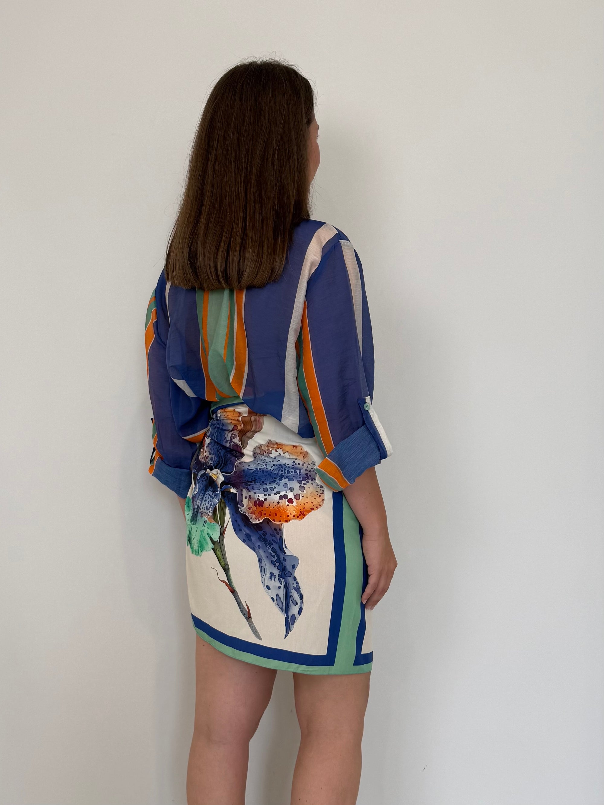 Haveone - Gonna pareo orchidea blu