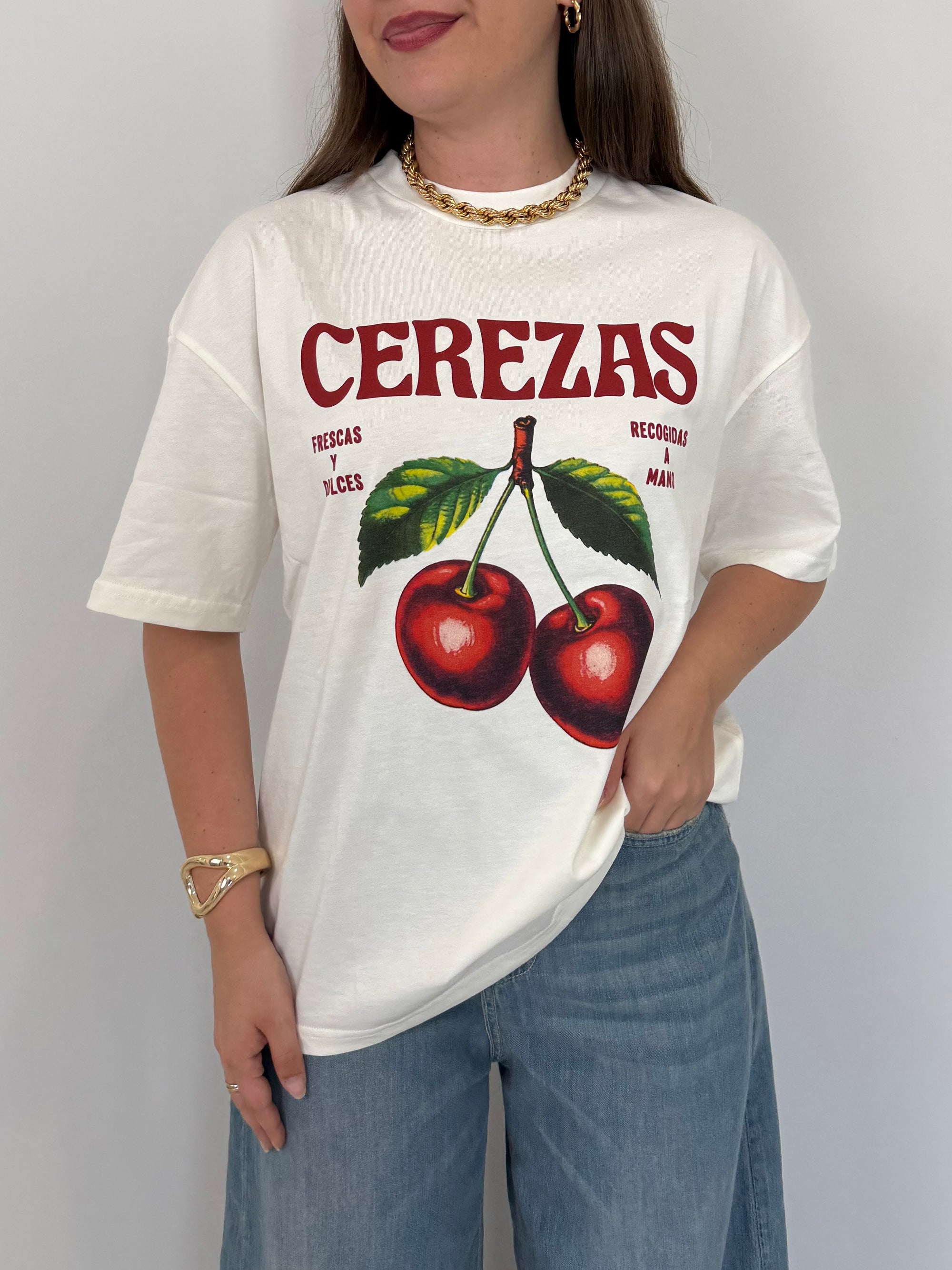 Haveone - T-shirt con ciliegie