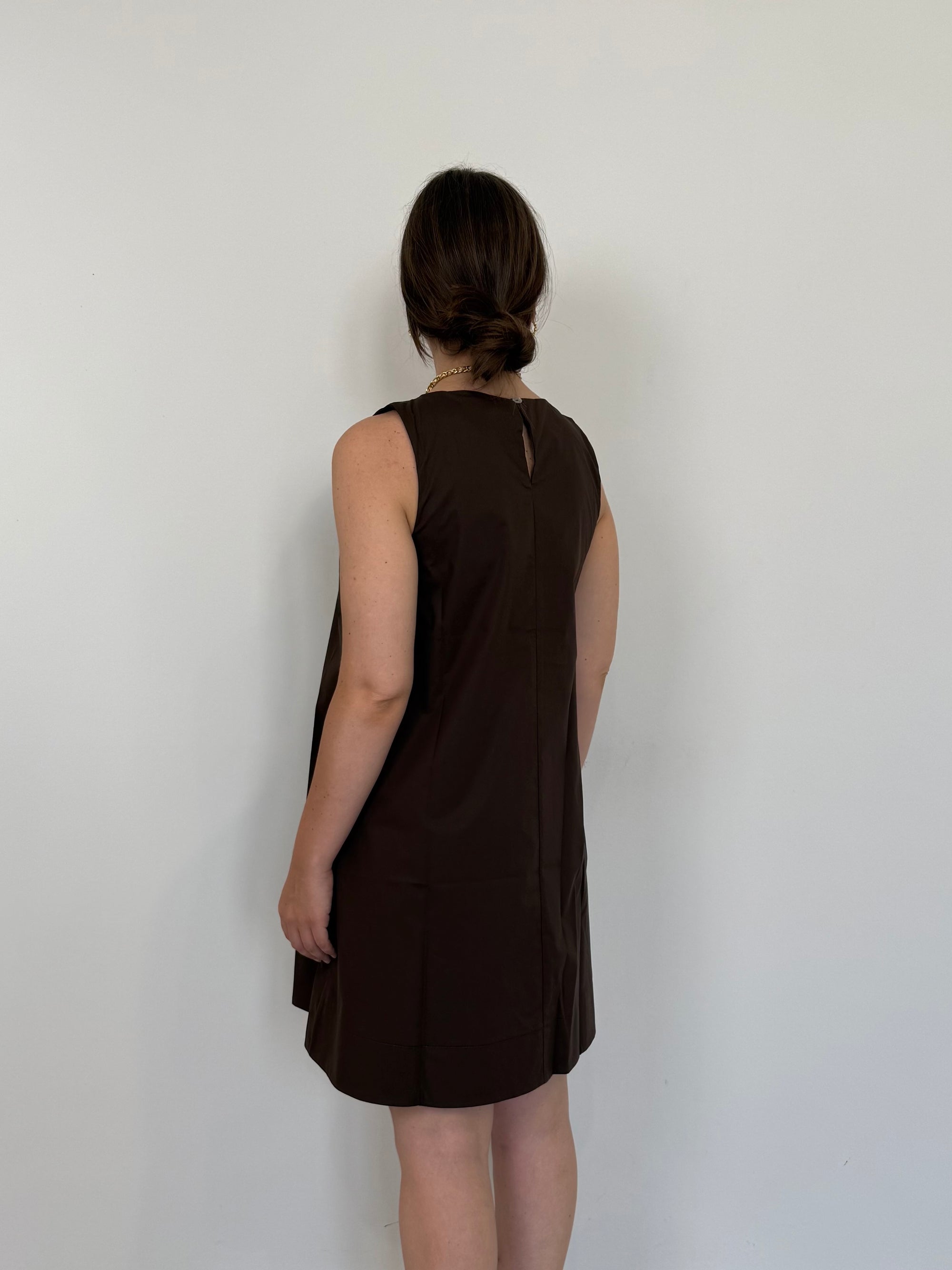 SusyMix - Abito a trapezio con tasche moro