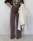 Please - Jeans Zack stone wash moro