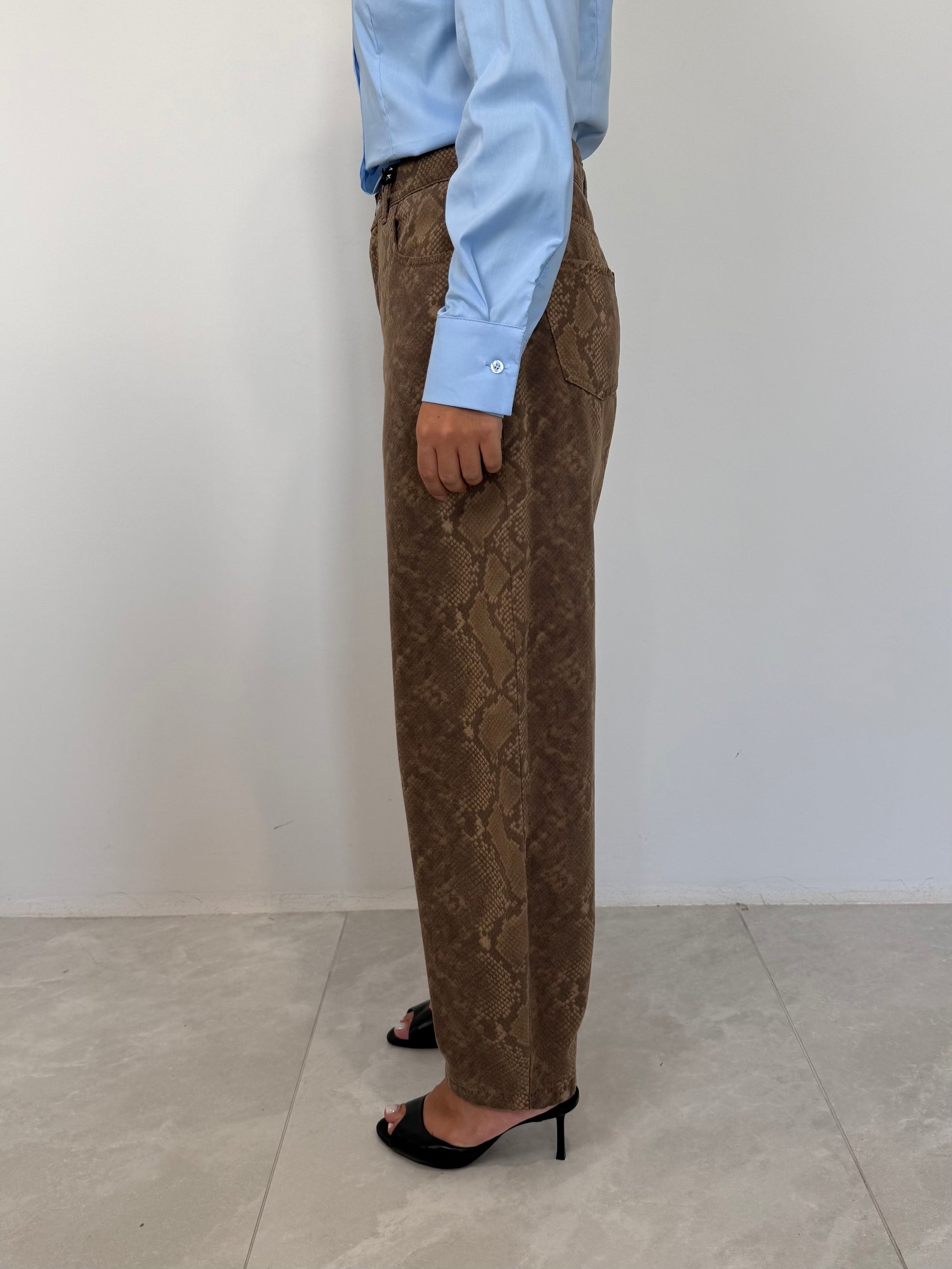 Haveone - Jeans fantasia pitonata
