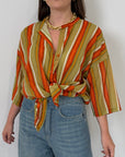 Tensione - Camicia japan olio/arancio