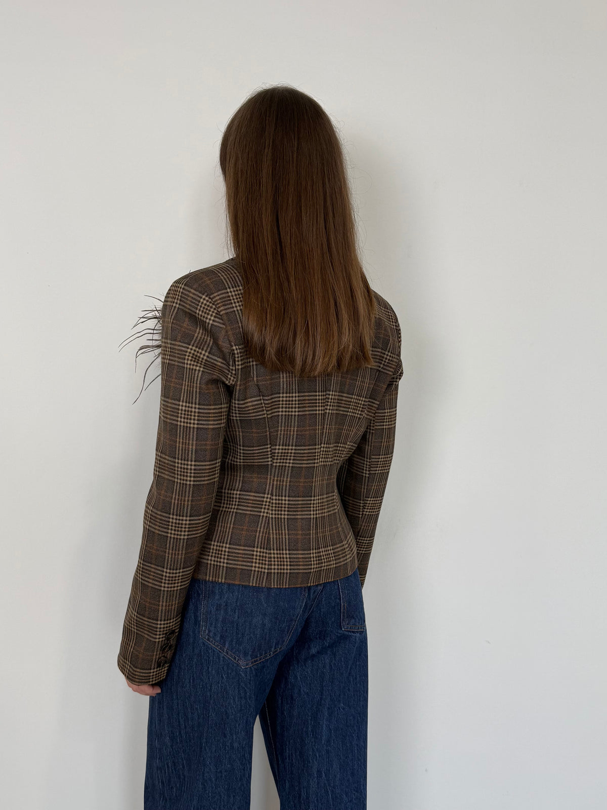 Motel - Giacca check slim