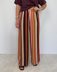 Haveone - Pantalone millerighe multicolor