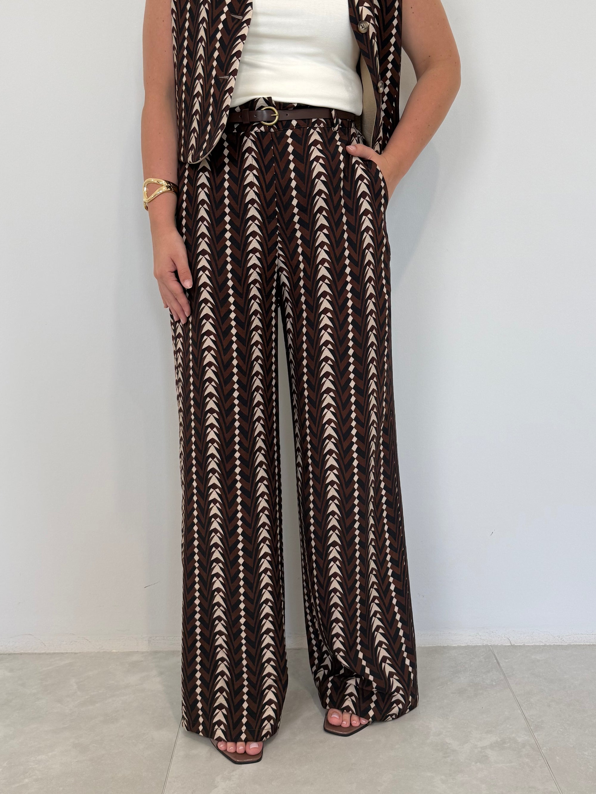 Haveone - Pantalone etnico moro