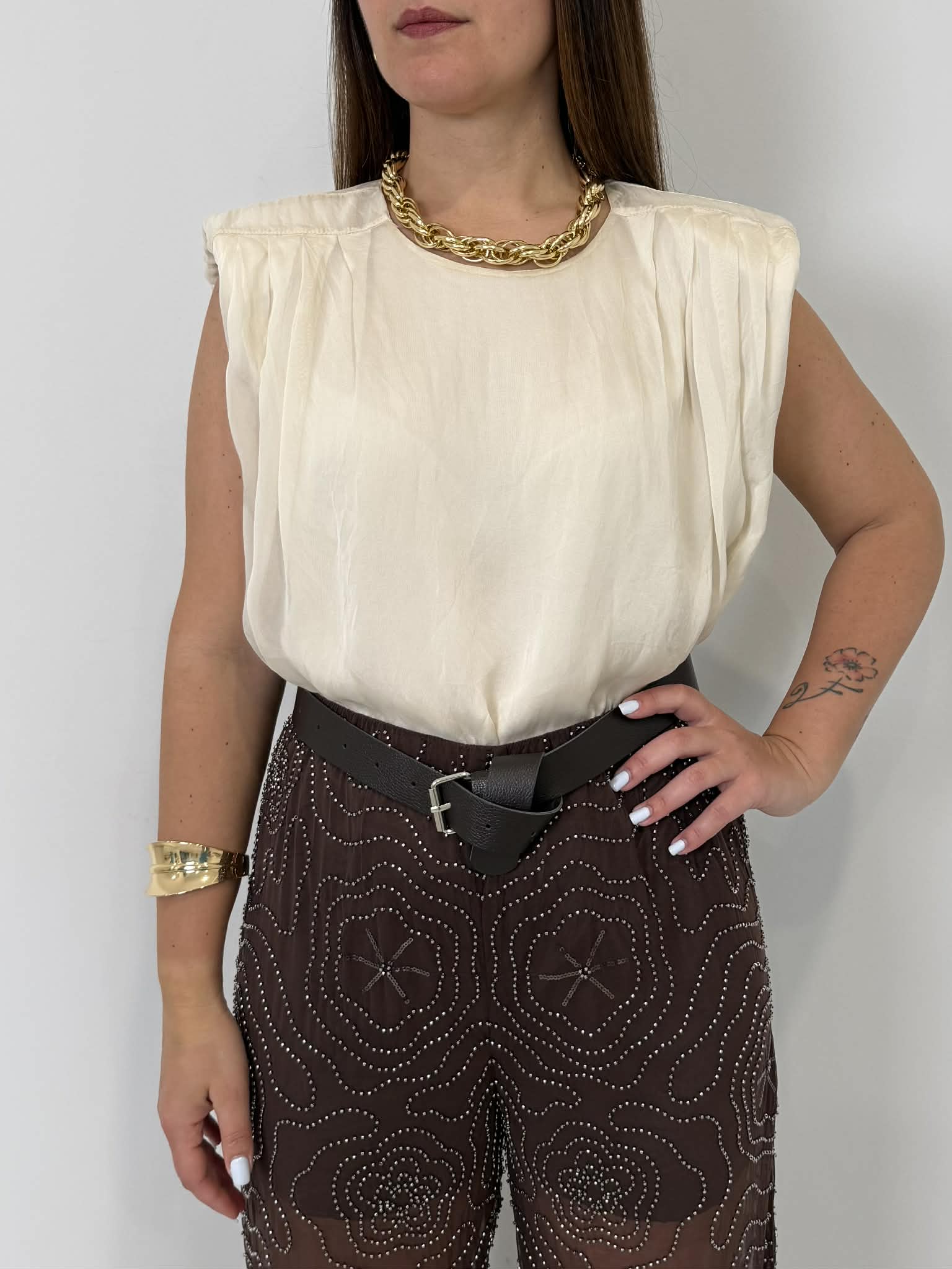 Haveone - Top smanciato in seta