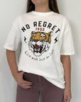Haveone - T-shirt no regret bianca