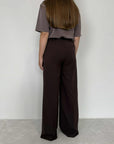 Haveone - Pantalone sartoriale moro