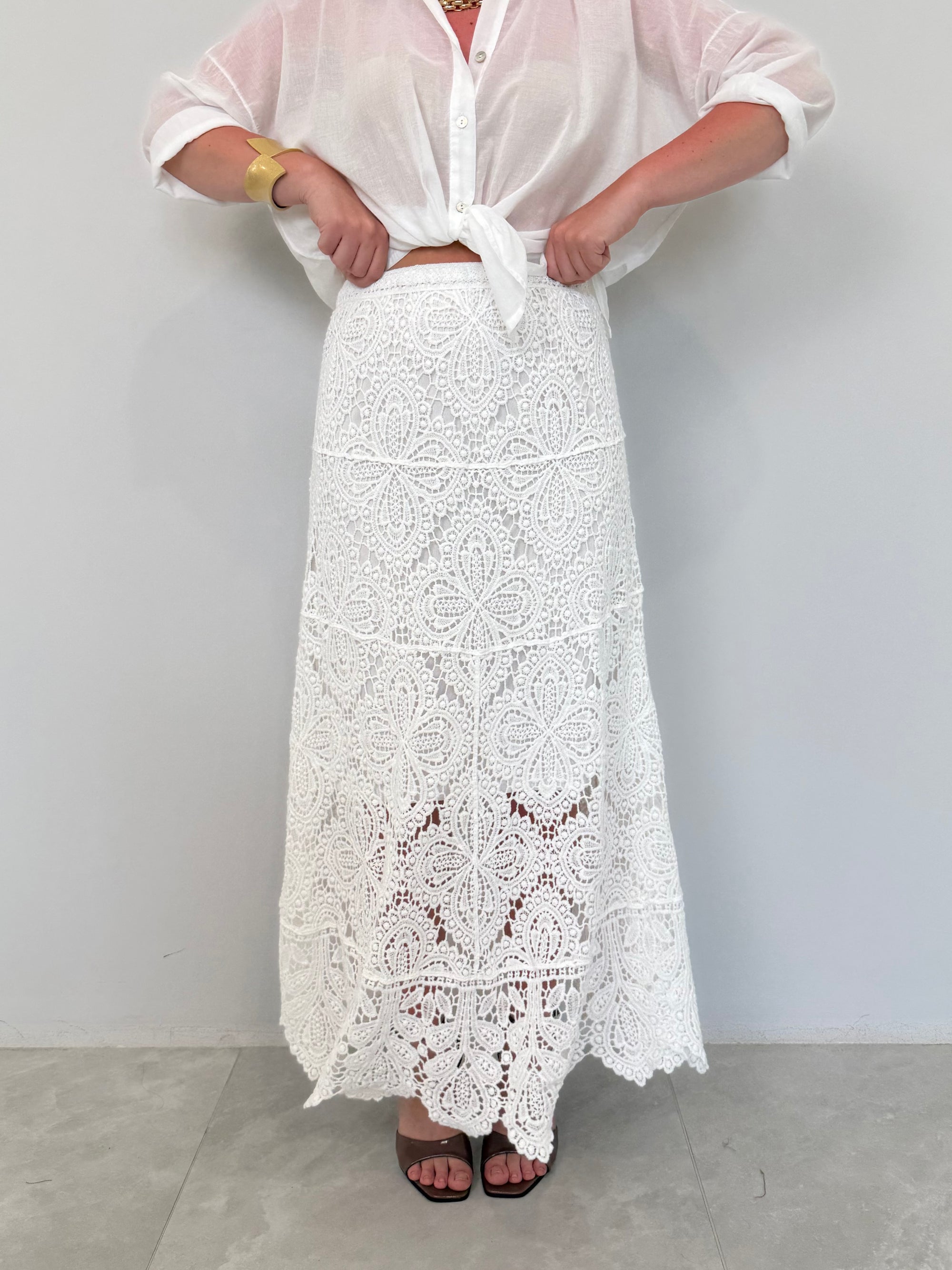 Haveone - Gonna crochet bianca