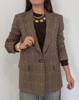 Haveone - blazer check moro e blu