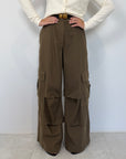 Haveone - Pantalone cargo verde