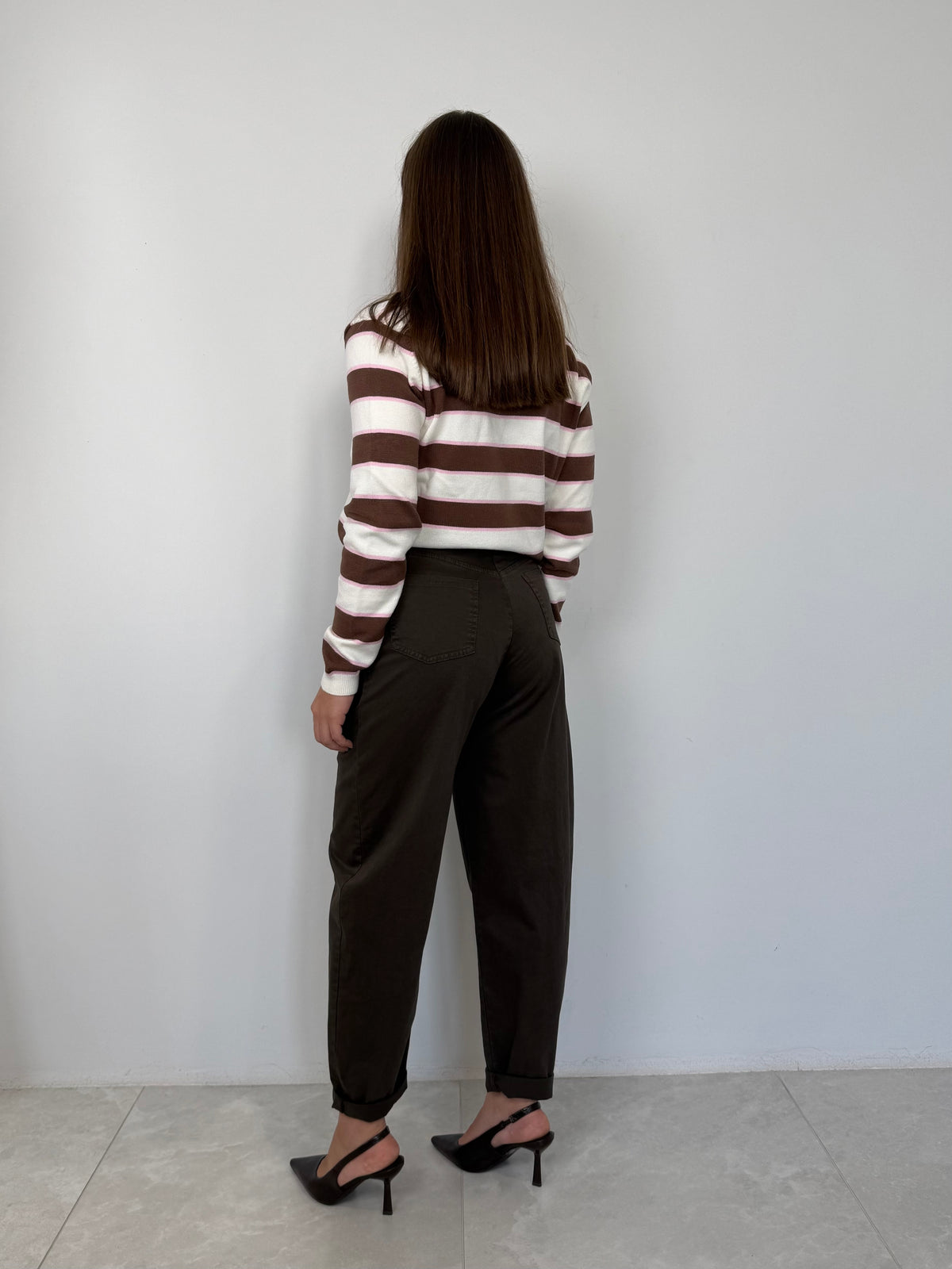 PRE-ORDINE 26/10: SusyMix - Pantalone cuoricino moro