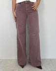 Please - Jeans Zoe stone wash bordeaux