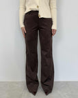 SusyMix - Pantalone in camoscio flare