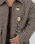 Tensione In - Giubbino check multicolor