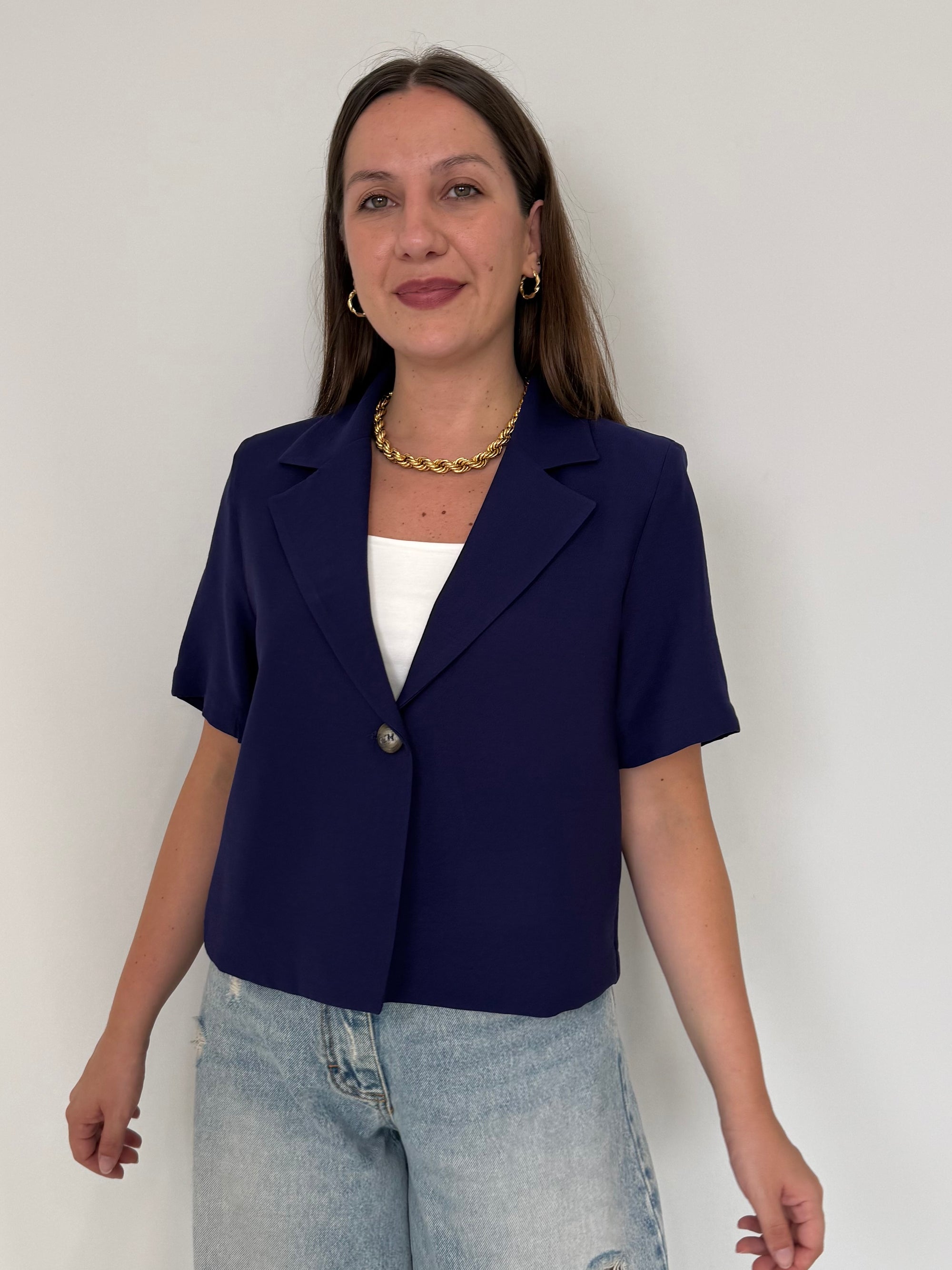 Haveone - Giacca Iris blu