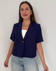 Haveone - Giacca Iris blu