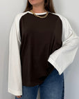 Haveone - Maglia street Bicolor Moro