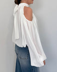 Haveone - Camicia cutout bianca