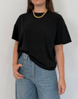 SusyMix - T-shirt basic a scatola nero