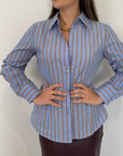 SusyMix - Camicia bacchette celeste