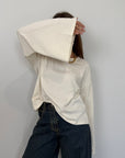 Haveone - Maglia manica trapezio burro