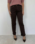 Tensione In - Jeans taglio vivo moro