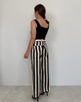 Tensione In - Pantalone trend righe bianco nero
