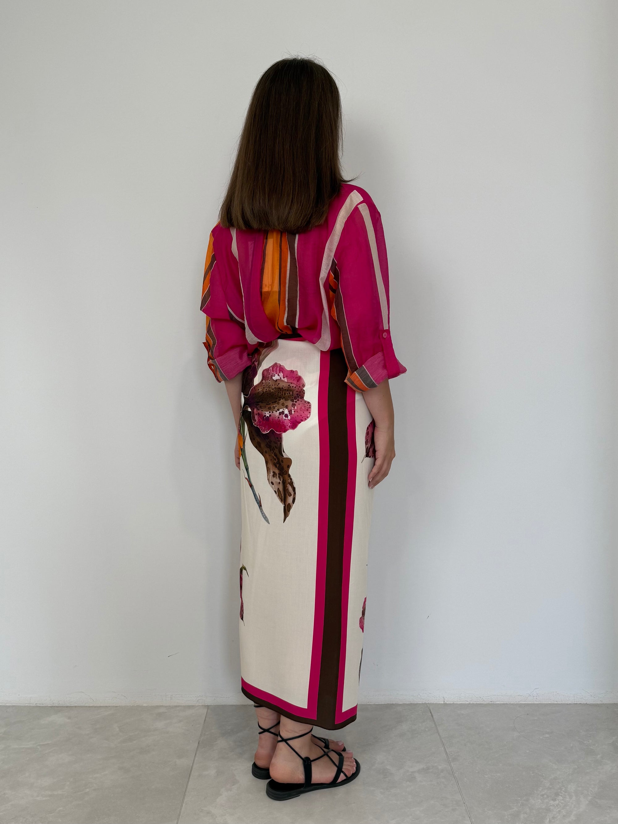 Haveone - Gonna pareo lunga orchidea fuxia