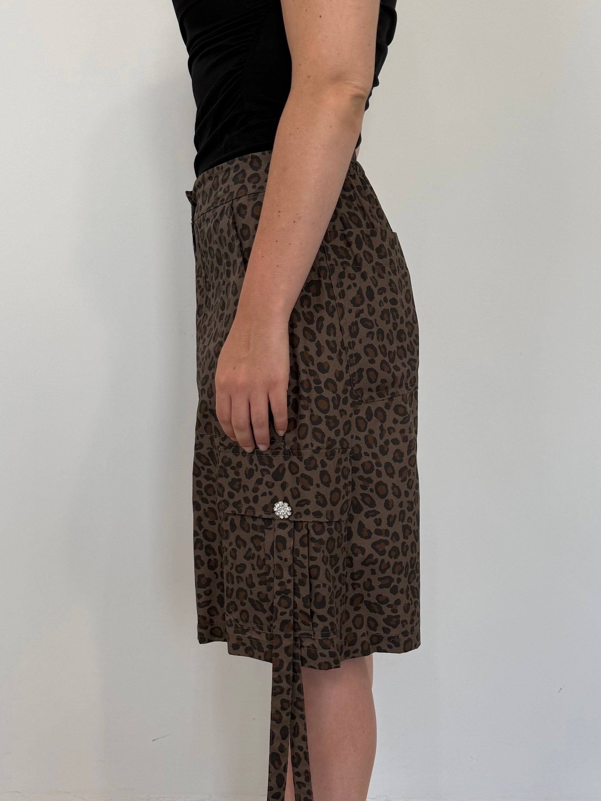 Tensione In - Bermuda cargo animalier