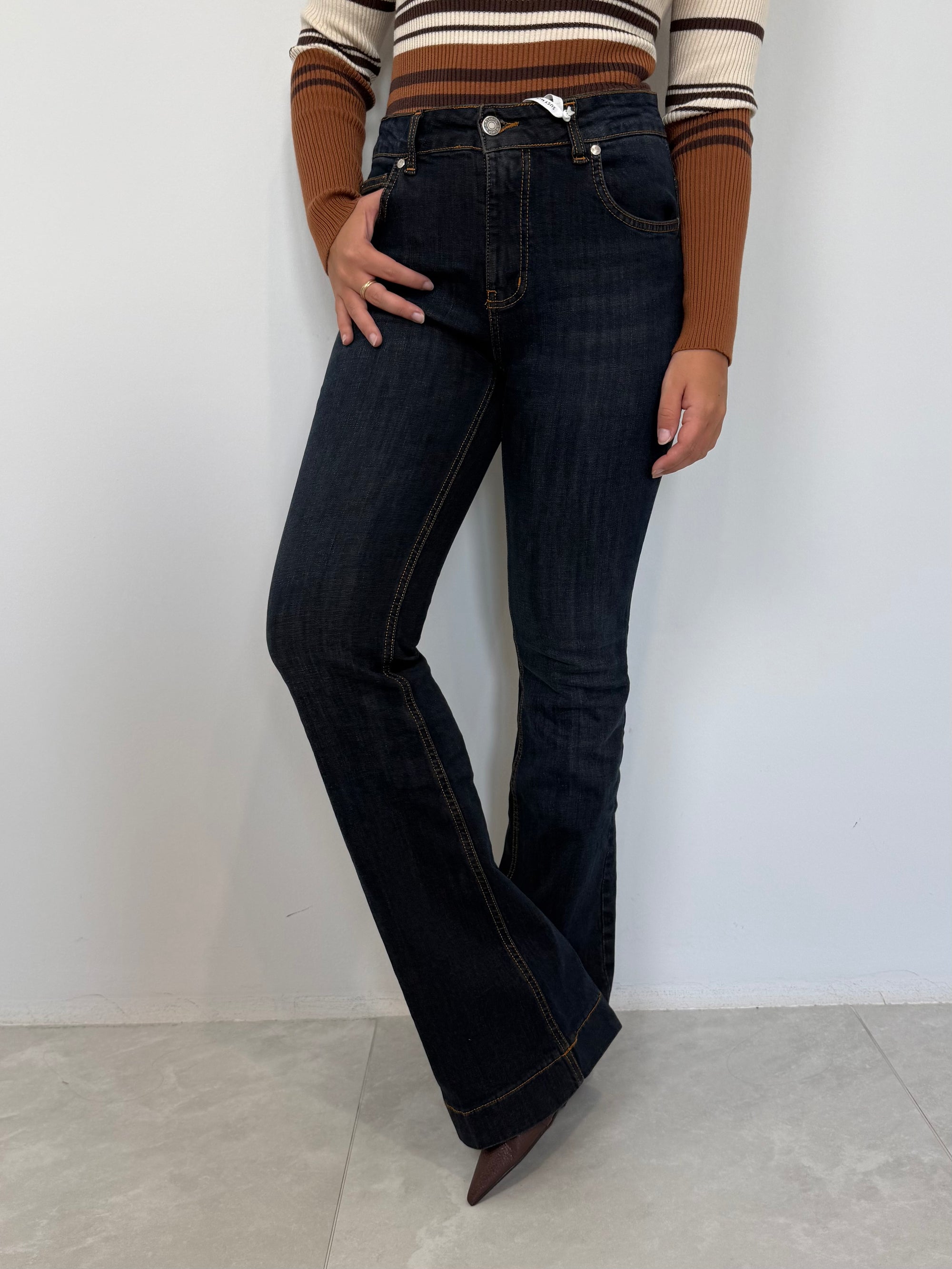SusyMix - Jeans flare lavaggio scuro