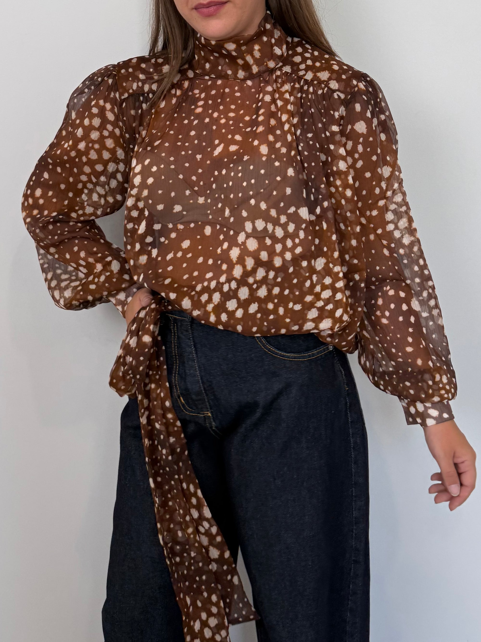 SusyMix - Camicia bambi tabacco