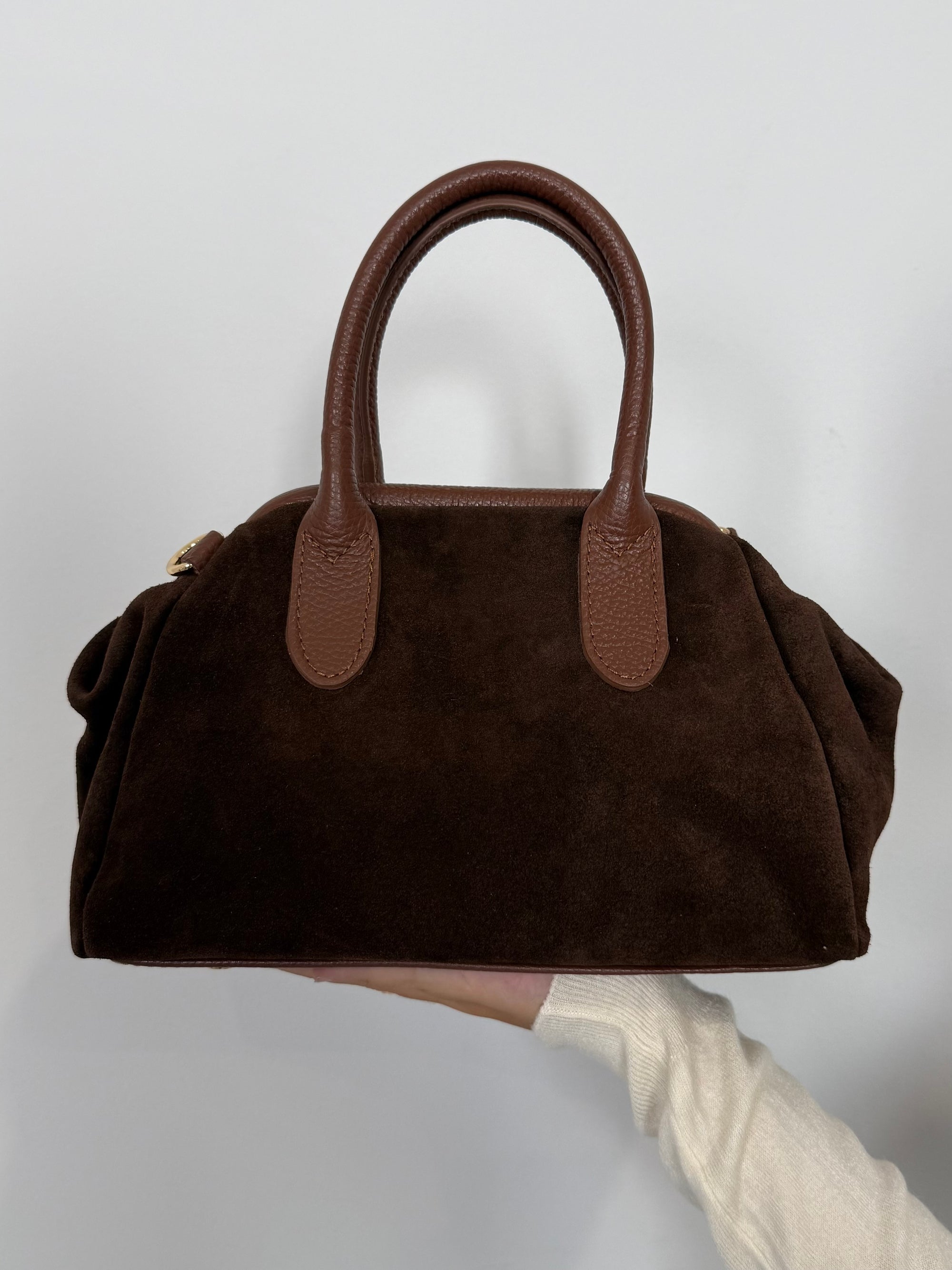 Civico23 - Borsa pasticcino in vera pelle cuoio