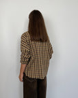 Haveone - Camicia goffrata check moro