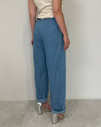 SusyMix - Pantalone con stellina chambray