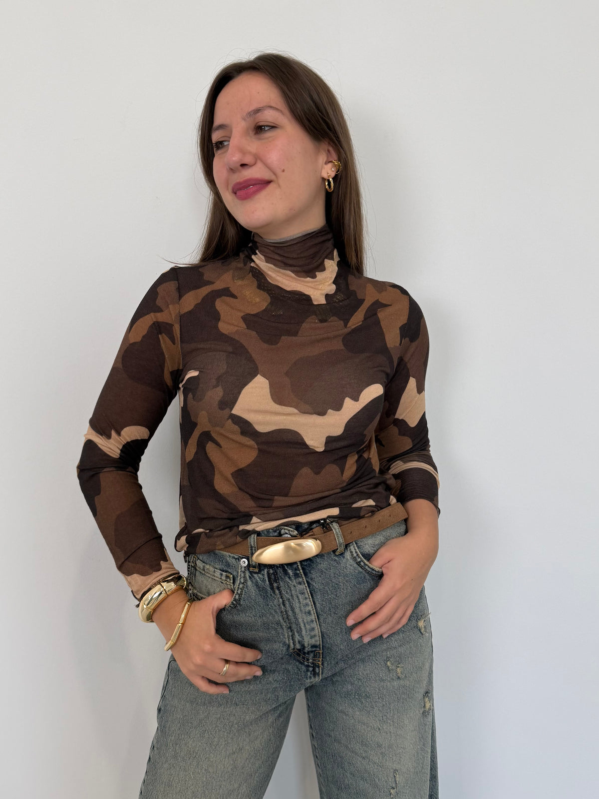Haveone - Cashmerina dolcevita camouflage