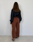 Tensione In - Jeans barrel tabacco