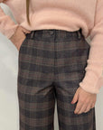 Haveone - Pantalone check moro