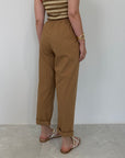 Haveone - Pantalone leggero cammello